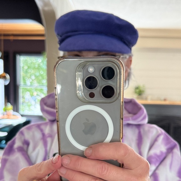 Suede Purple Women's Hat - Picture 11 of 12